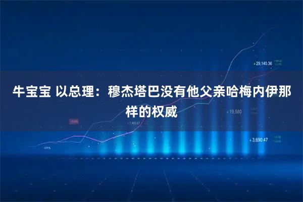 牛宝宝 以总理：穆杰塔巴没有他父亲哈梅内伊那样的权威